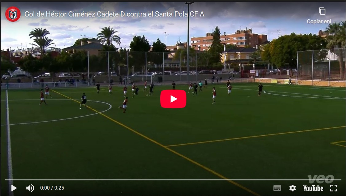 Gol de Héctor Giménez (Cadete D)